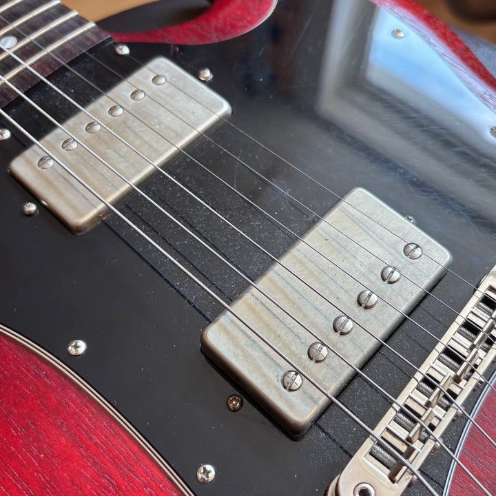 Gibson - SGT Worn Satin Cherry w/ Suhr Doug Aldrich Hot HB Pickup Set & Gibson Gig Bag (2017) - USED