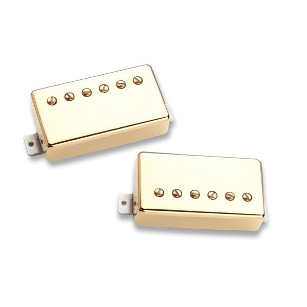 Seymour Duncan Hot Rodded Humbucker Pickup Set - Gold Cover