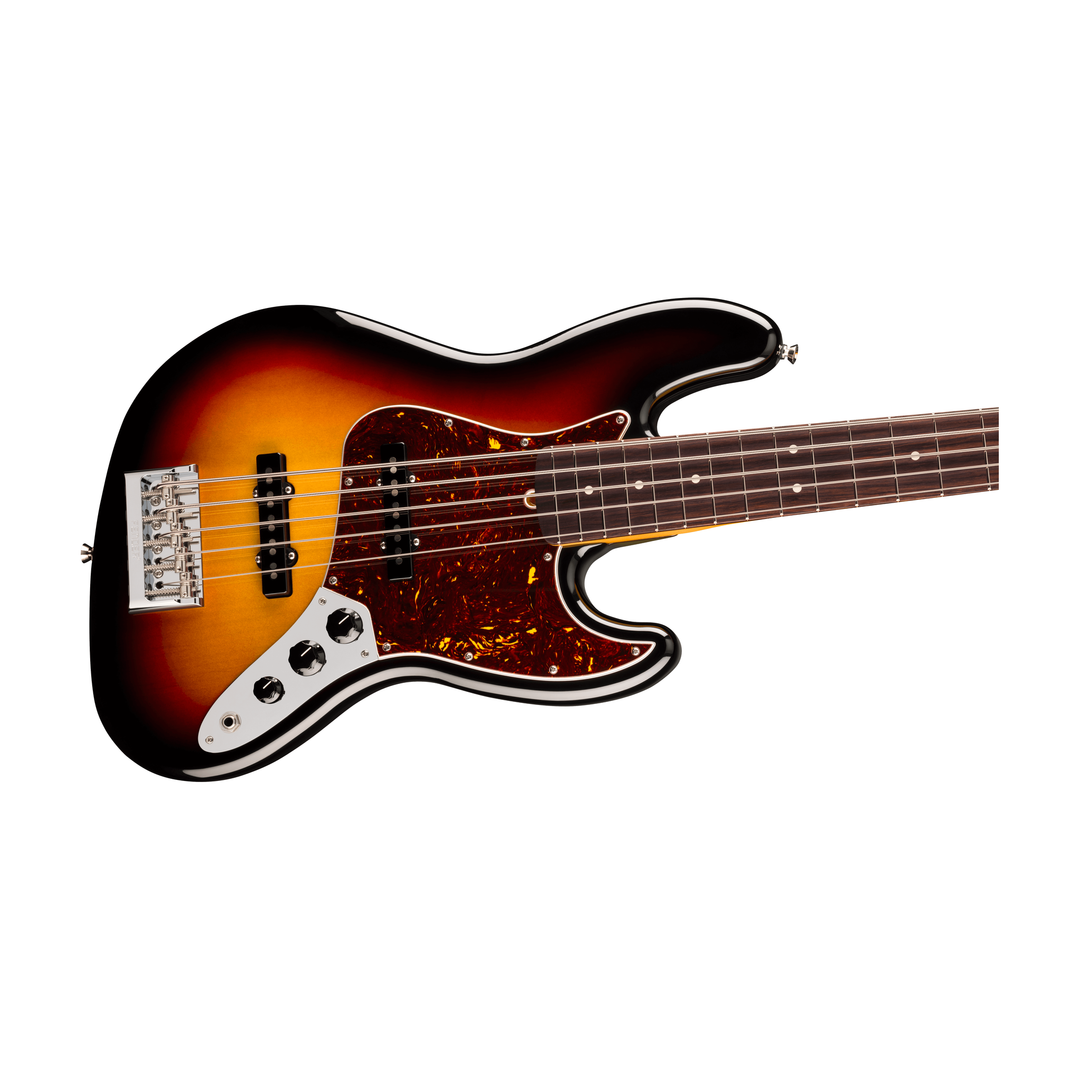 Fender American Professional Jazz Bass V Rosewood Fingerboard 5-String Electric Bass (3-Color Sunburst)