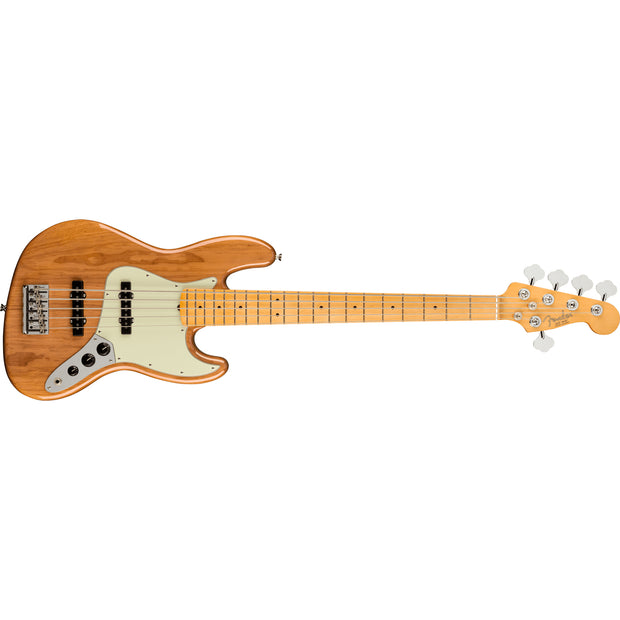 Fender American Professional II Jazz Bass V Maple Fingerboard Electric Bass Guitar - Roasted Pine