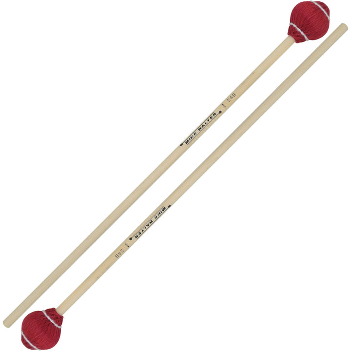 Vic Firth B24B Mike Balter Cord Birch Mallets - Soft (Red)