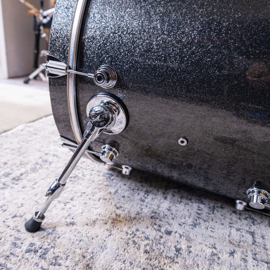 DW Performance Series 3-Piece Shell Pack  (Pewter Sparkle)