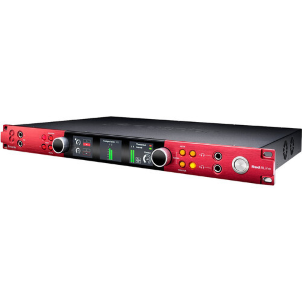 Focusrite Rack Mount Interface Focusrite Red 8Line Rackmount 58x64 Dante/HDX/Thunderbolt 3 Audio Inte ...