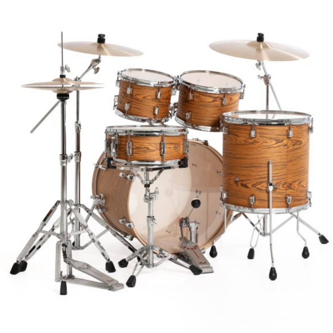 Pearl DMPA925SPC876 Decade Maple Artisan 5-Piece Drum Shell Pack With 22" Bass Drum, Satin Caramel Veil