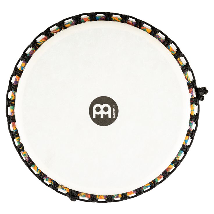 Meinl Percussion 14" Rope Tuned Travel Series Djembe Synthetic Head (Patented) Kenyan Quilt