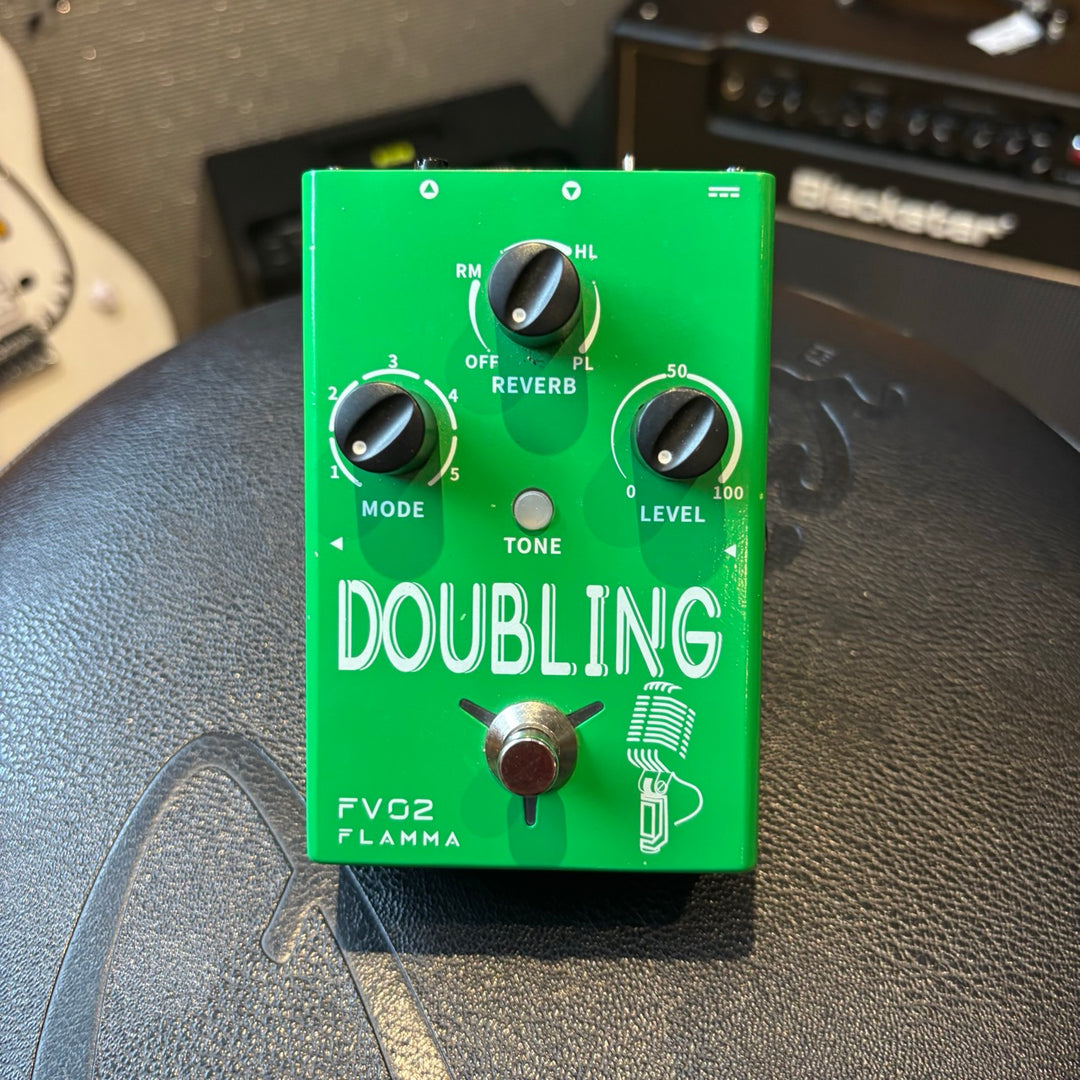 Flamma - FV02 Doubling Vocal Doubling Pedal w/Reverb & Chorus (No Box)  - USED