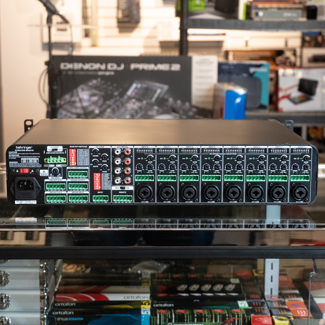 Behringer EUROCOM MA6480A DualDrive Power Amplifier - DEMO