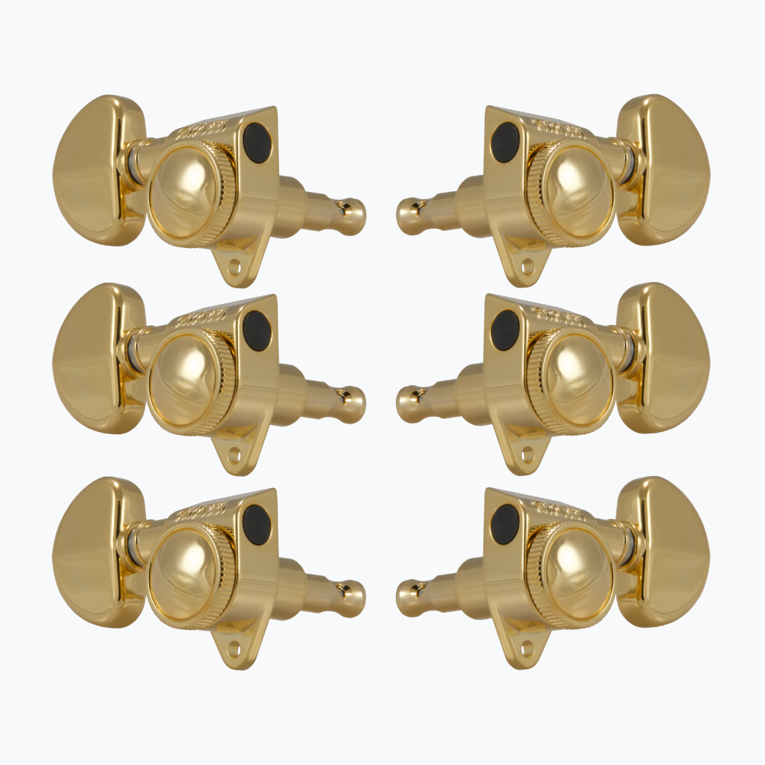 Allparts TK-7935 Grover® 502 Series 3x3 Locking Tuners Gold 502G