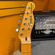 Squier - "Classic Vibe 70's RI Telecaster Thinline" (3T Sunburst) w/ Hard Shell Case - USED