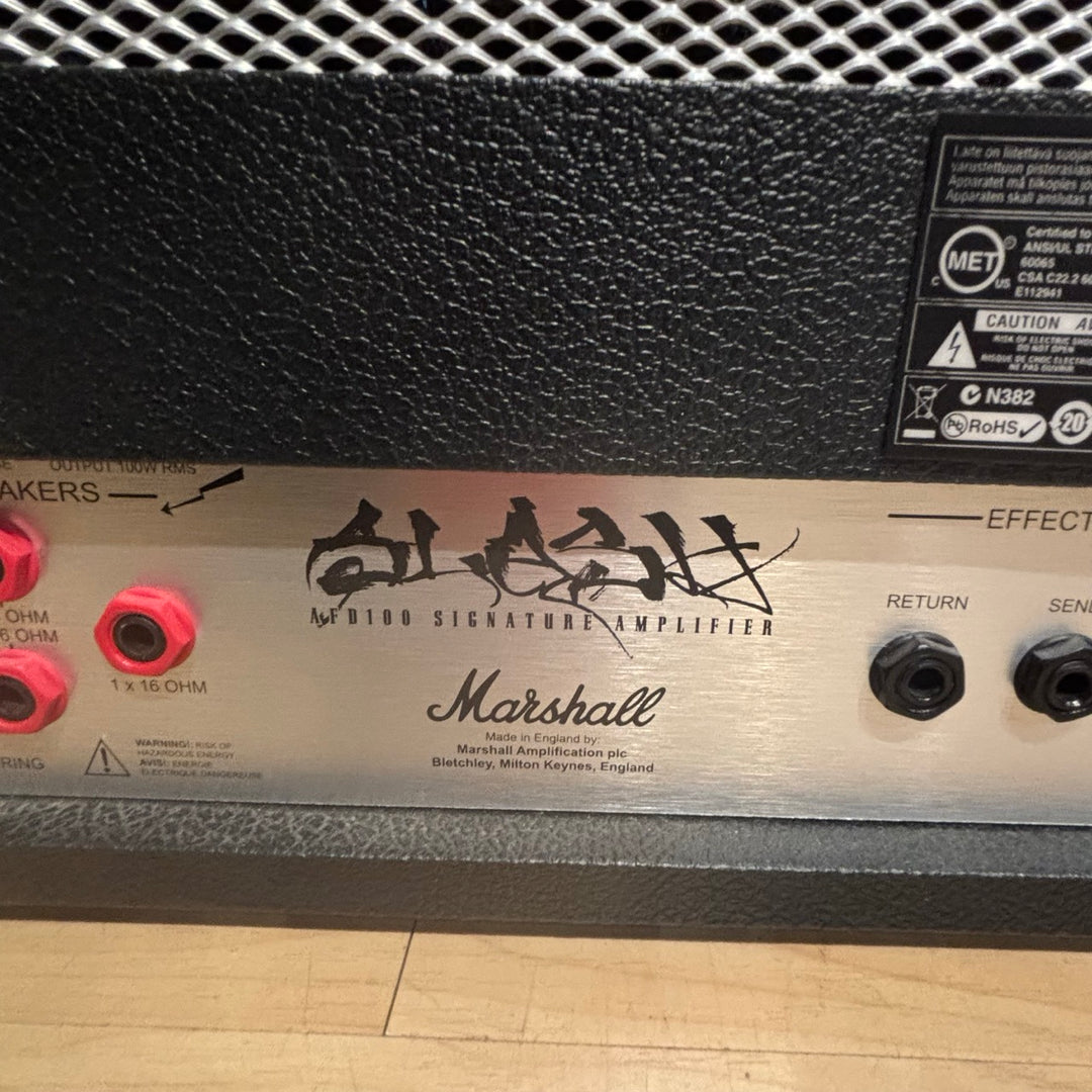 Marshall - LTD Edition "AFD-100 Slash Signature" Head w/ Switch (2011) - USED