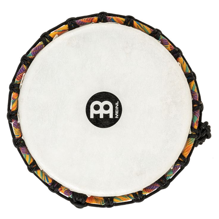Meinl Percussion 8" Rope Tuned Travel Series Djembe Synthetic Head (Patented) Kenyan Quilt