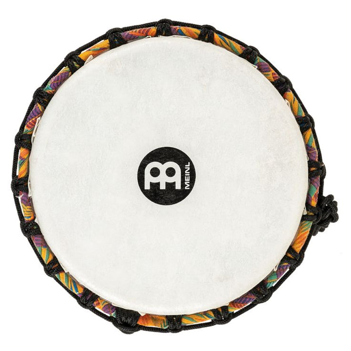 Meinl Percussion 8" Rope Tuned Travel Series Djembe Synthetic Head (Patented) Kenyan Quilt
