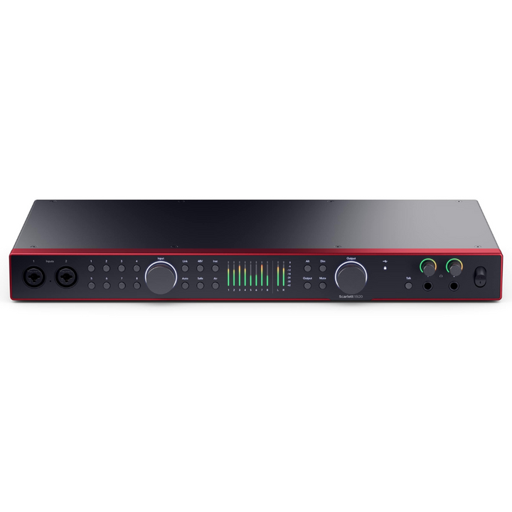 Focusrite SCARLETT-18i20-4TH-GEN 18-In, 20-Out USB Audio Interface w/ Eight 4th Gen Scarlett Mic Preamps