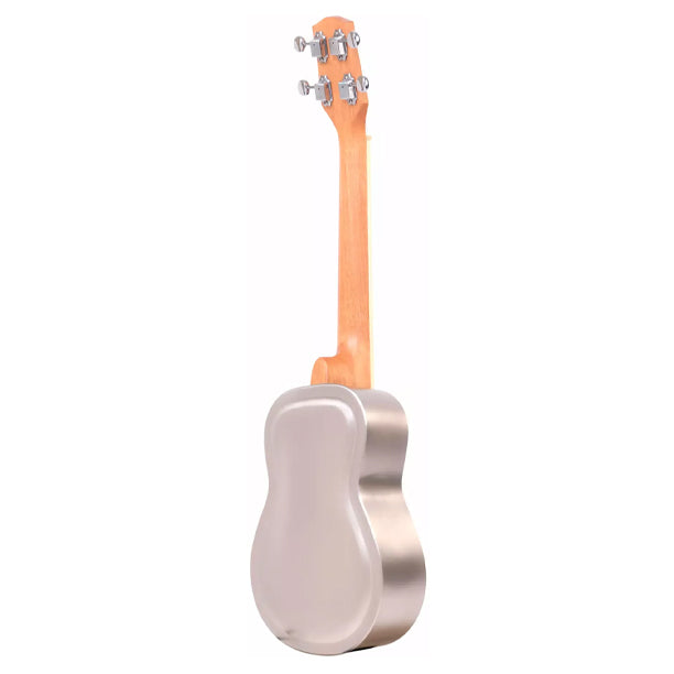 Gold Tone ResoUke Tenor Resonator Ukulele w/Gigbag - Silver, Left Handed