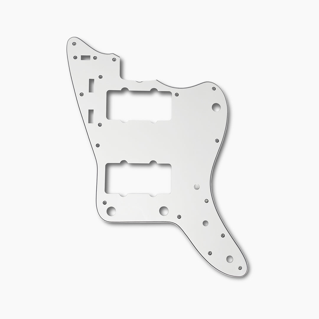 Allparts PG-0582 13-hole Pickguard for US Jazzmaster® White 3-ply (W/B/W) .090