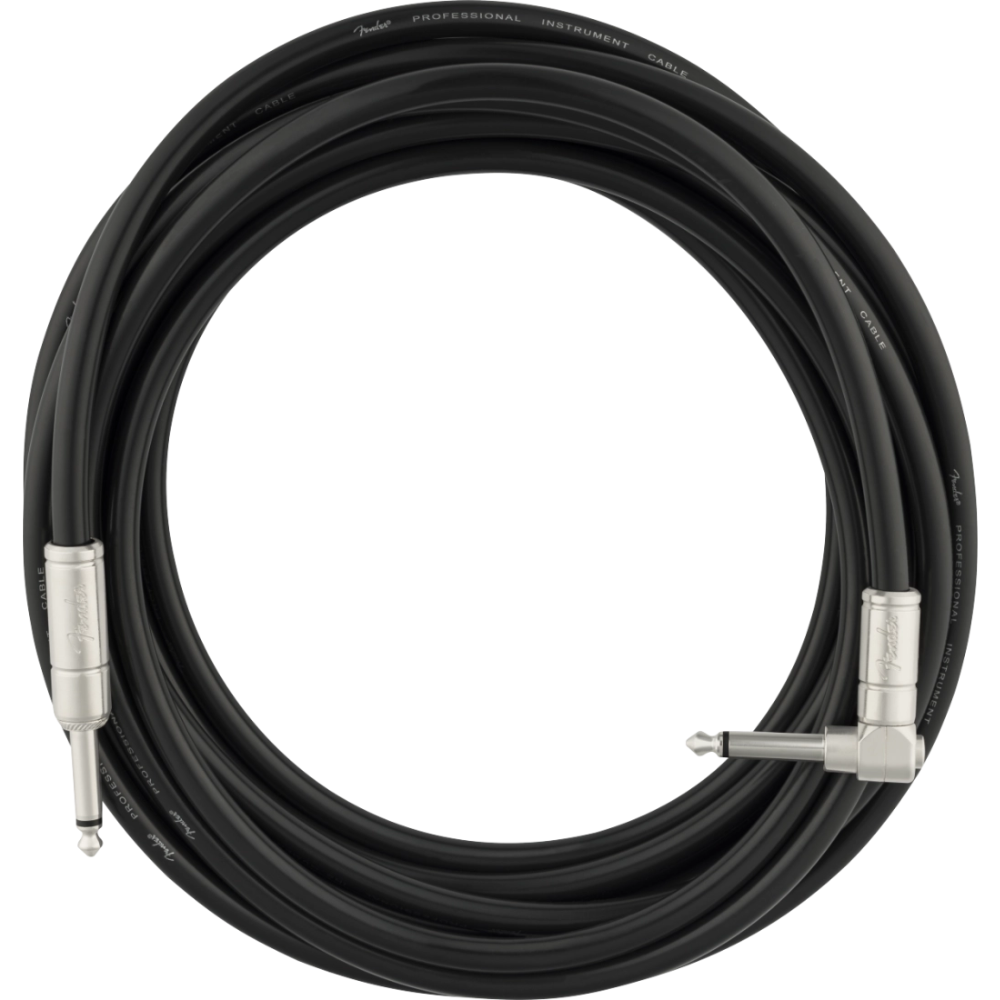 Fender Professional Series Kill Switch Cable, Straight/Angle - 15'