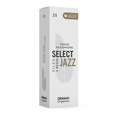 D'Addario Woodwinds ORSF05TSX2S Select Jazz, Tenor Saxophone - Filed, 2S, Box Of 5