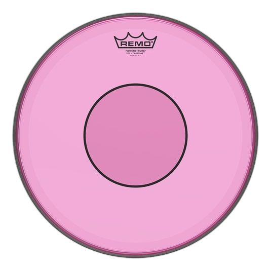 Remo P7-0313-CT-PK Batter, POWERSTROKE 77, COLORTONE, 13" Diameter, Pink