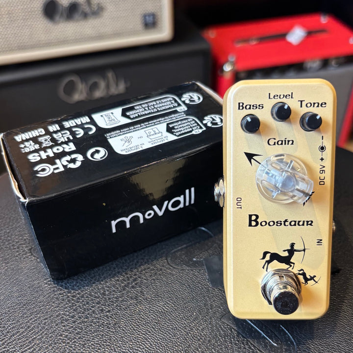 MoVall- MP304 Boostaur MINI w/ True Bypass & Box - USED