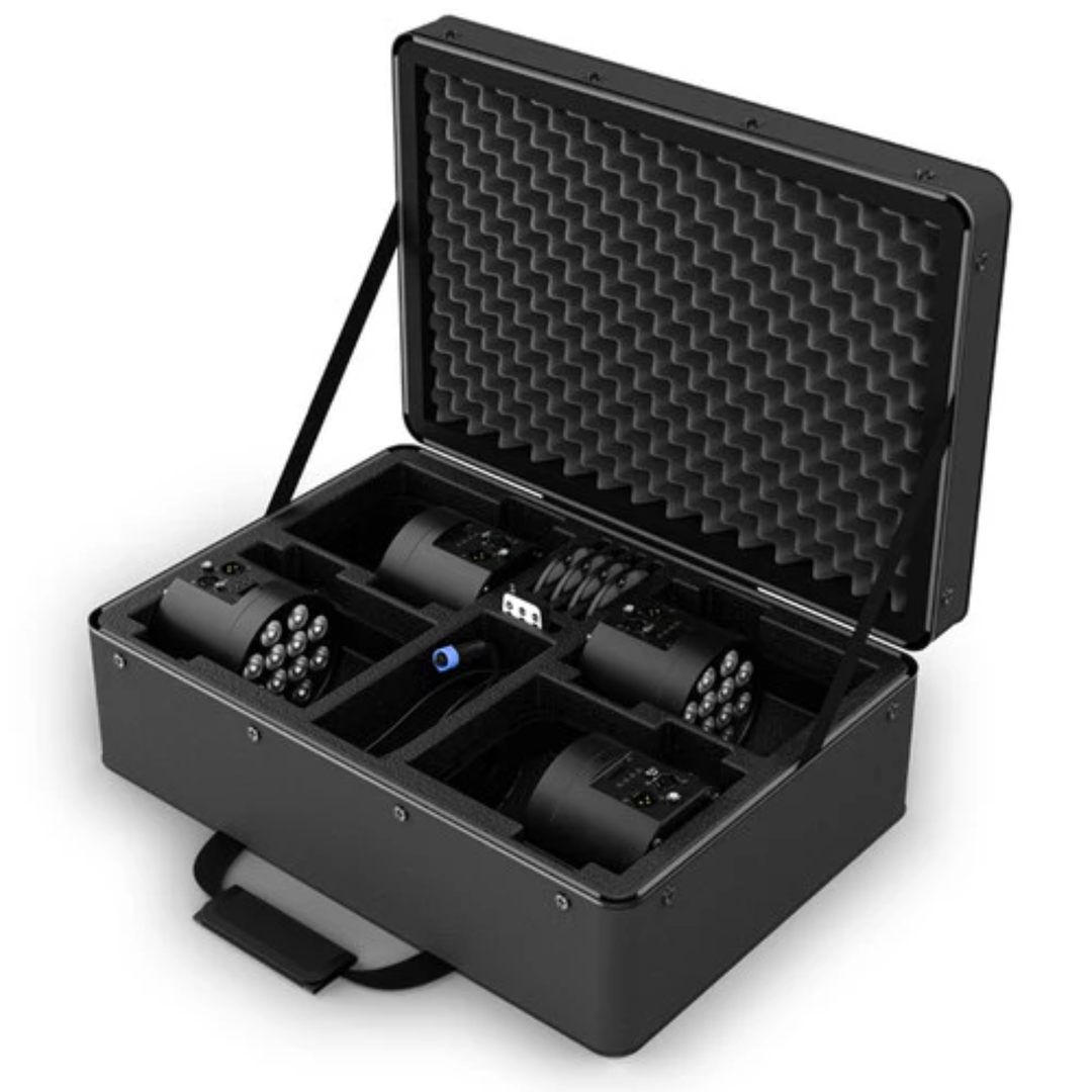 Chauvet DJ FREEDOMPARQ12X4 Battery-Powered RGBA LED Fixture (4-Light Kit)
