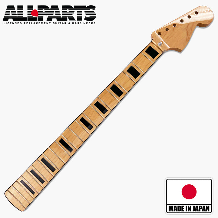 Allparts JZMF-BB  “Licensed by Fender®” JZMF-BB Replacement Neck for Jazzmaster® - Black Binding and Block Inlays