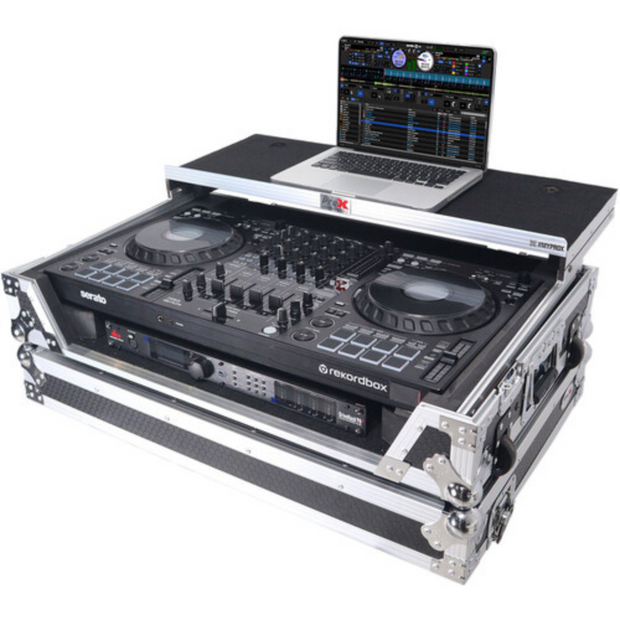 ProX XS-DDJFLX10WLT Flight Style Road Case for Pioneer DDJ-FLX10 with TSA Combination Lock Package