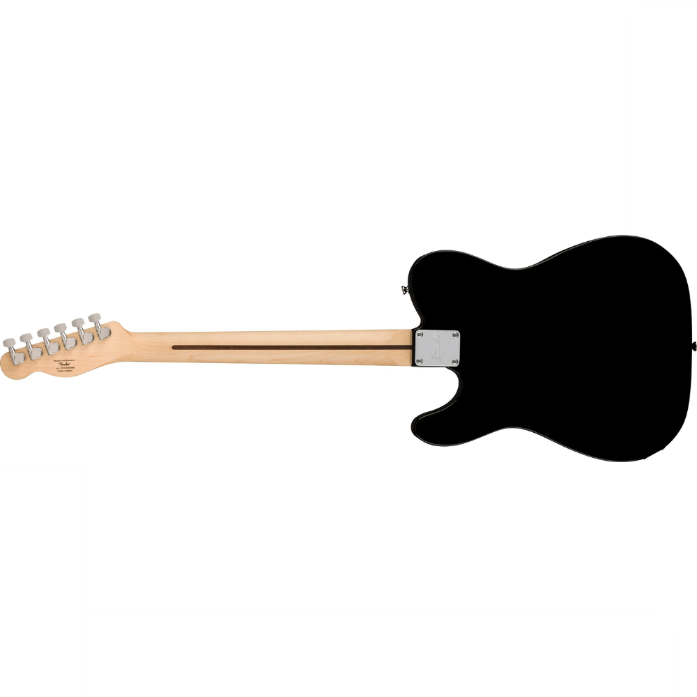 Squier Sonic Telecaster , Maple Fingerboard, White Pickguard - Black