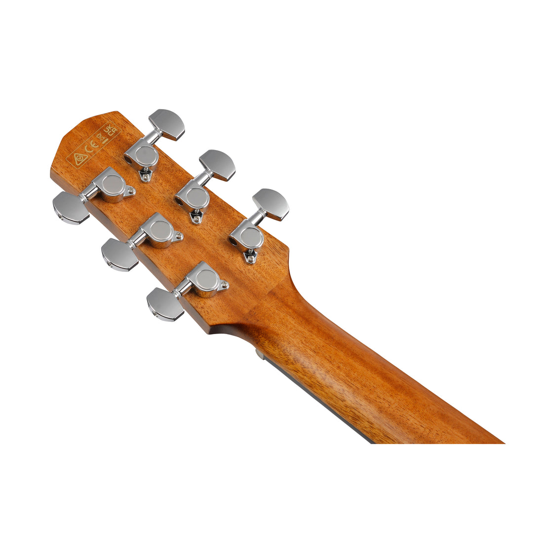 Ibanez AAM50CESBO Acoustic/Electric Guitar - Sapphire Blue Burst Open Pore Top, Natural Open Pore Back and Sides