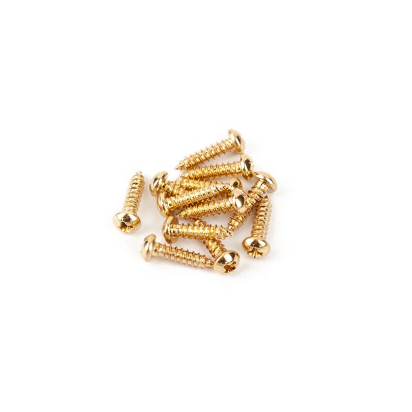 Fender Pure Vintage Tuning Machine Mounting Screws - Gold