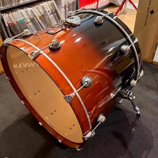 PREMIERUSED- Premier 24" x 18" Bass Drum- Dark Walnut Fade