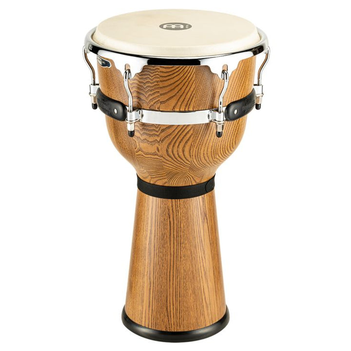 Meinl Percussion 12" Floatune Series Woodcraft Djembe Zebra Finished Ash