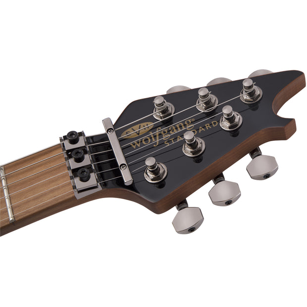EVH Wolfgang WG Standard QM Baked Maple Fingerboard Electric Guitar - Black Fade