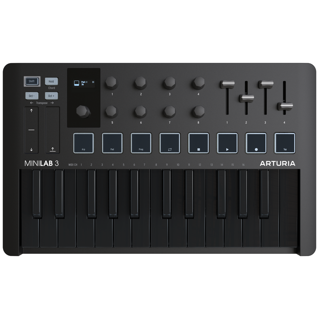 Arturia - MINIILAB3DB - LTD Edition - Deep Black