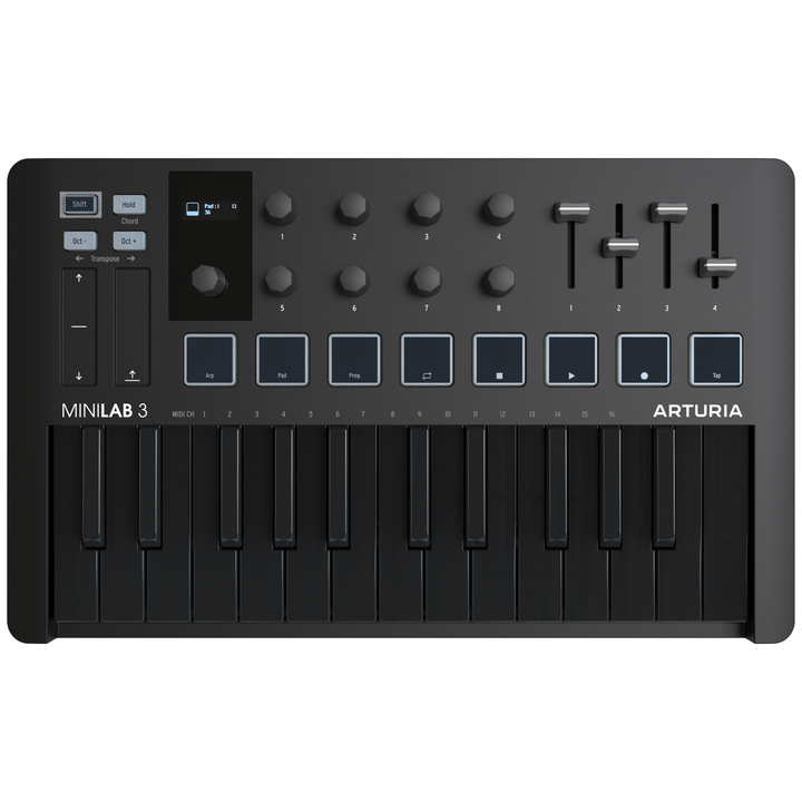 Arturia - MINIILAB3DB - LTD Edition - Deep Black