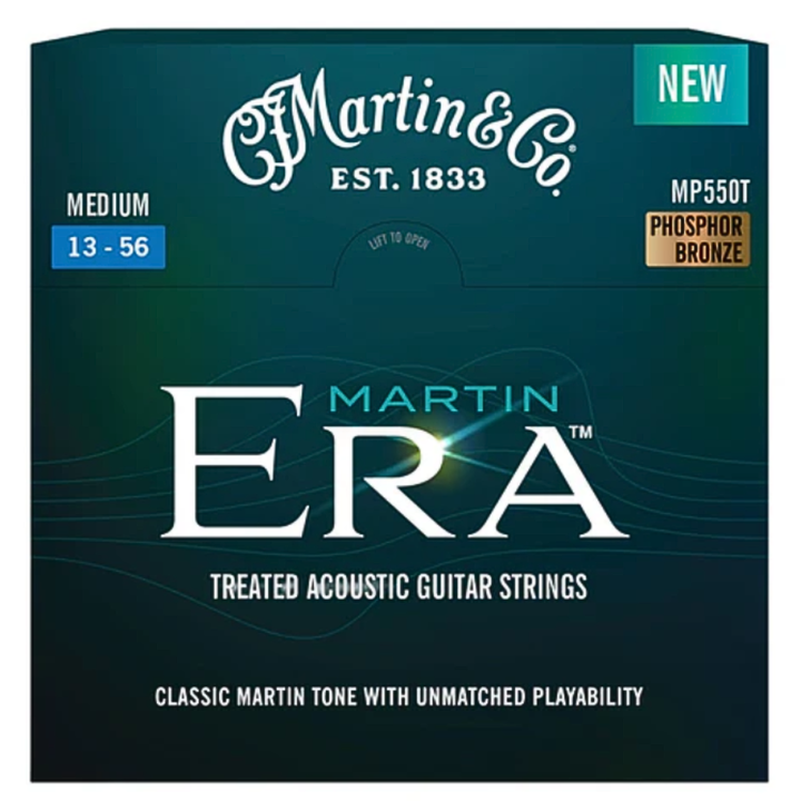 Martin Era MP550T Treated Acoustic Guitar Strings Medium 13-56