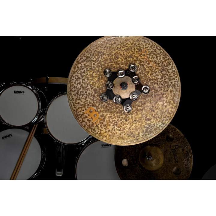 Meinl Percussion Super Flex Hihat Tambourine, Stainless steel jingles