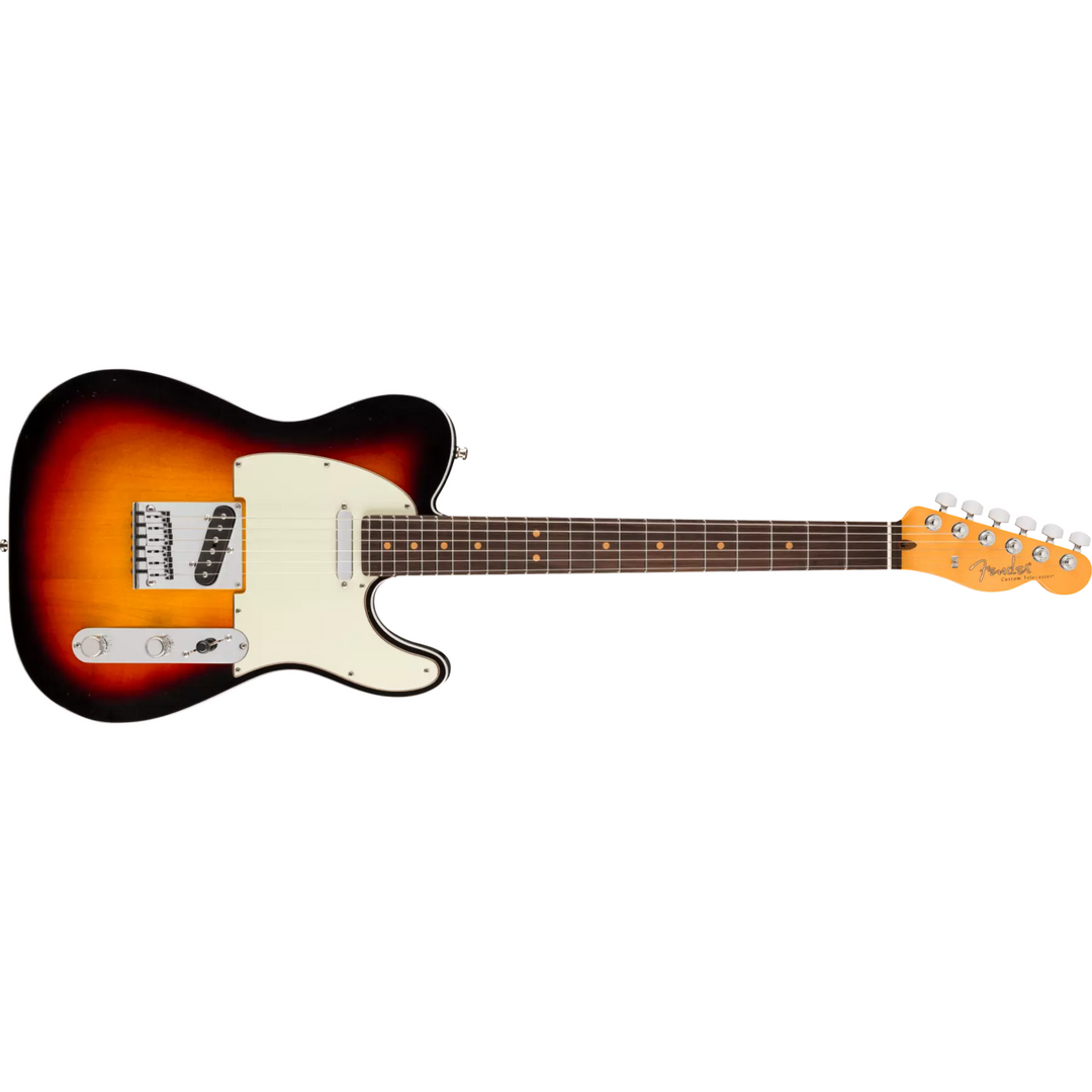Fender American Ultra Luxe '60s Telecaster Custom  (3-Color Sunburst) Electric Guitar