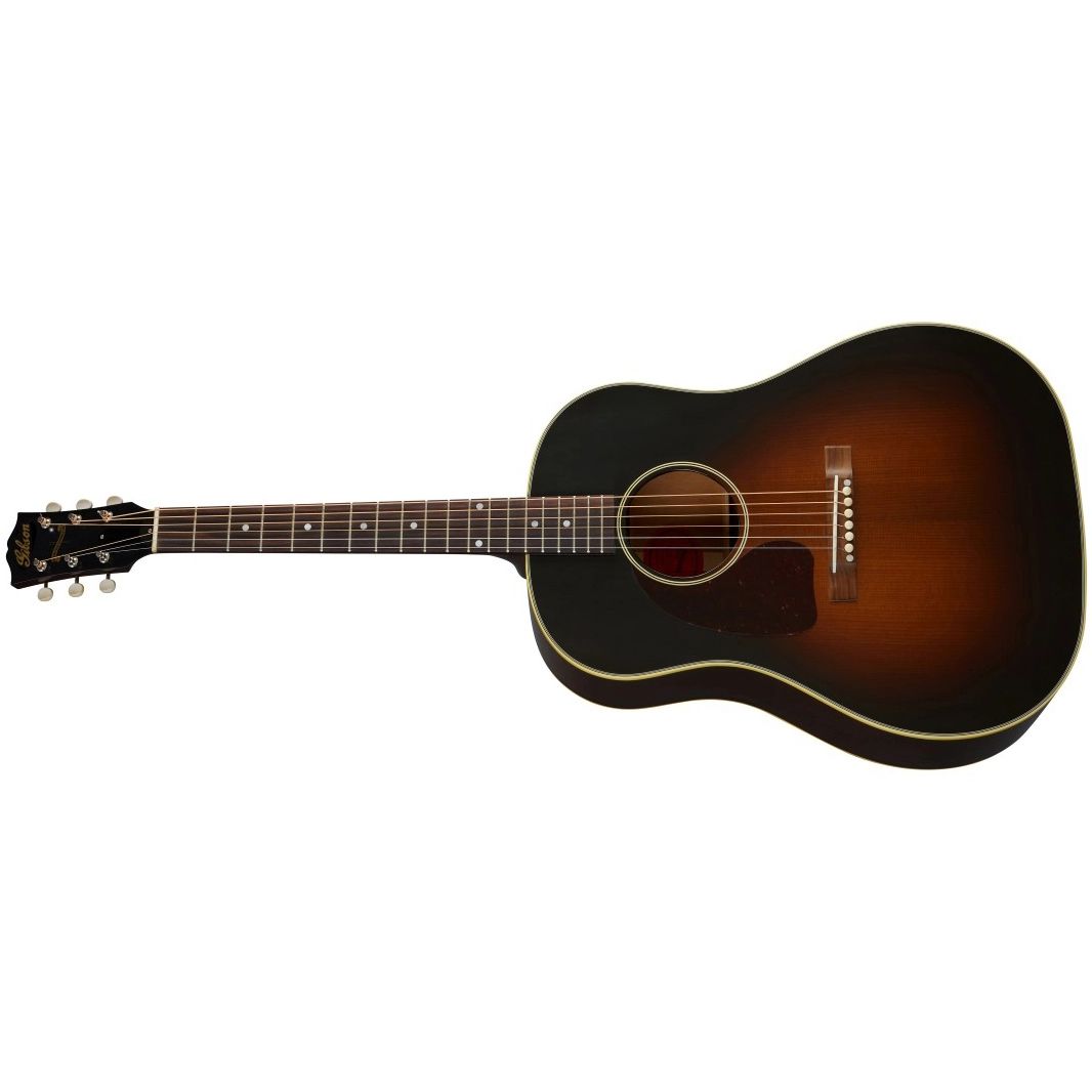 Gibson 1942 Banner J-45 Acoustic Guitar with Case - Vintage Sunburst (Left Handed)