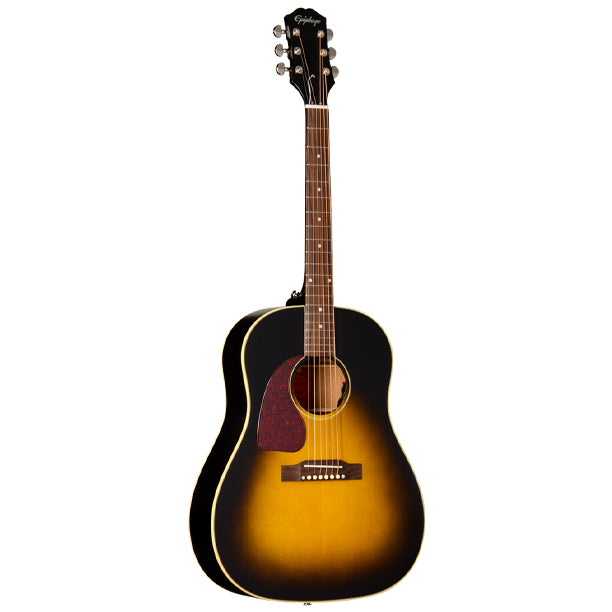 Left-handed J-45 Standard acoustic/electric with gigbag in Vintage Sunburst finish.