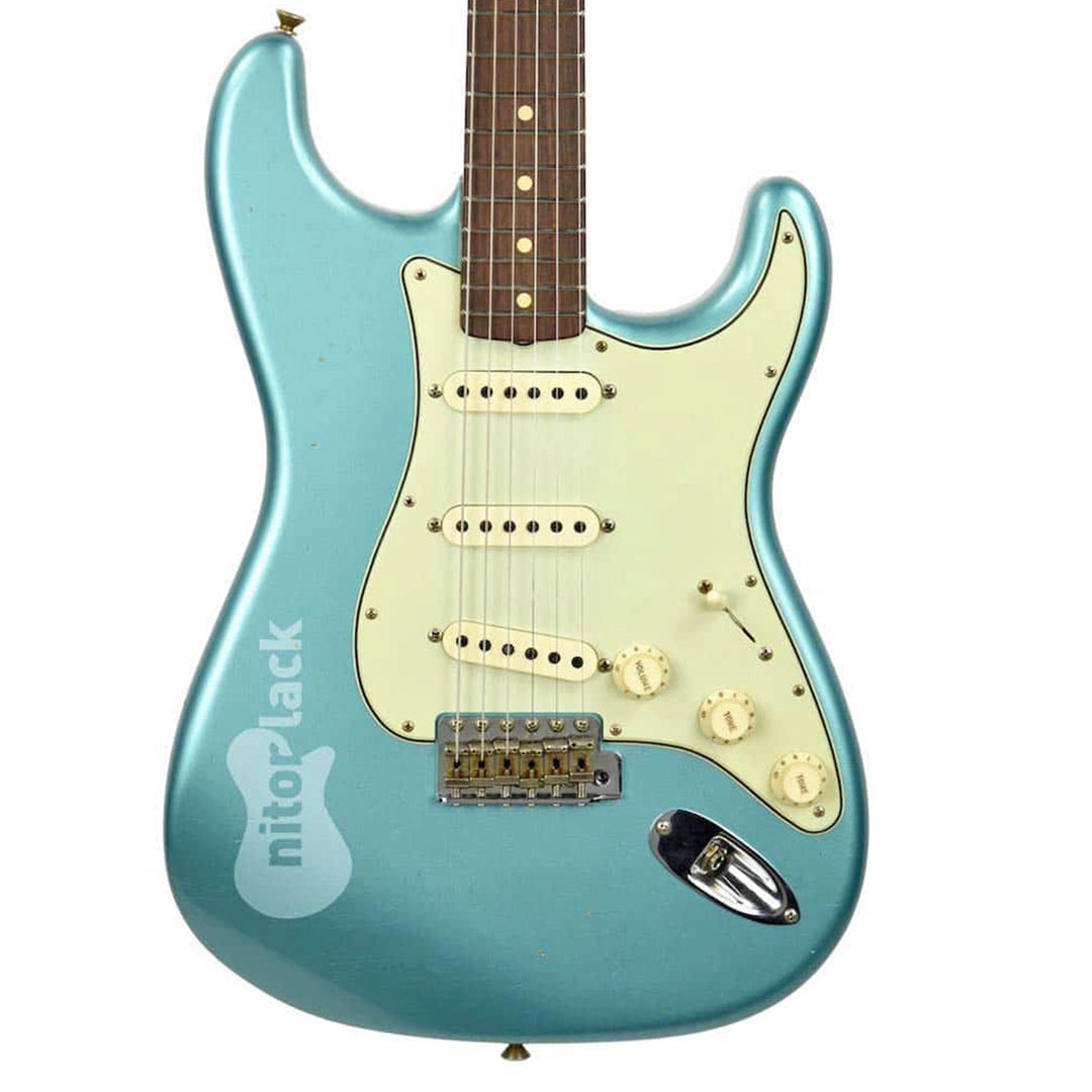 Allparts LT-9632-000 - Nitorlack Teal Green Metallic Nitrocellulose Spray