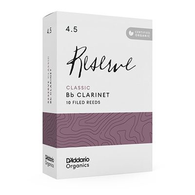 D'Addario Woodwinds ODCT1045 Reserve Classic, Bb Clarinet - Box Of 10 - 4.5