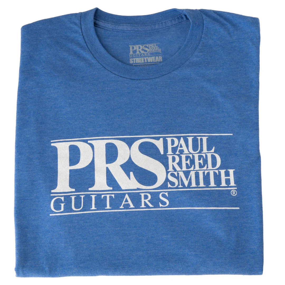 PRS Short-Slv Block Logo -  Heather Blue -  3X-Large