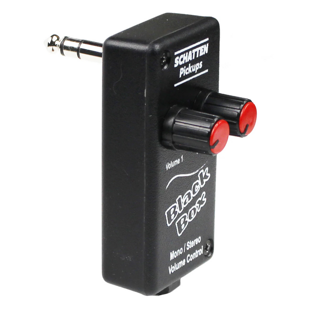 Schatten BB-04  Self contained stereo volume control unit plugs into endpin jack