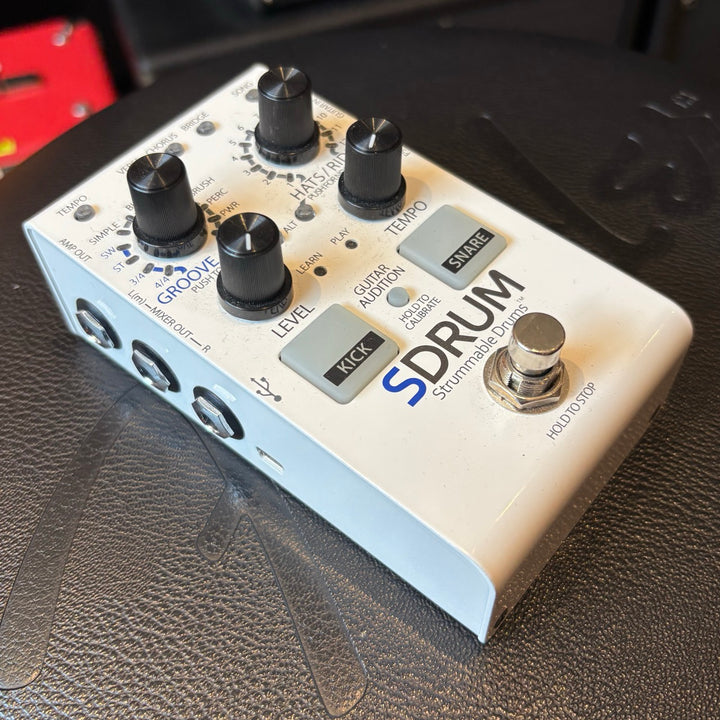 Digitech - SDRUM Strummable Drums Pedal w/ Box & Power Supply - USED