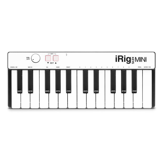 IK Multimedia iRig Keys Mini MIDI Controller for iPhone, iPod touch, iPad & Mac/PC