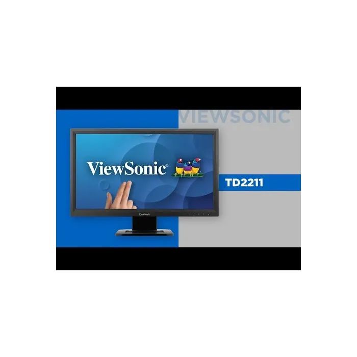 Viewsonic TD2211 22" Resistive Touch Monitor  Full HD 1080p, USB, HDMI, DVI, VGA