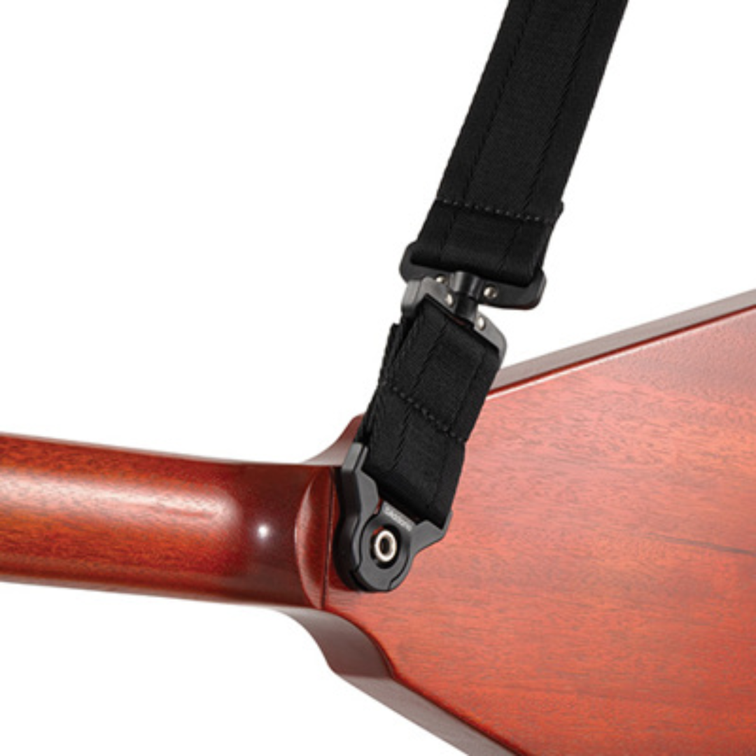 D'Addario 50BALSV00 Nylon Auto Lock Swivel Guitar Strap (Black)