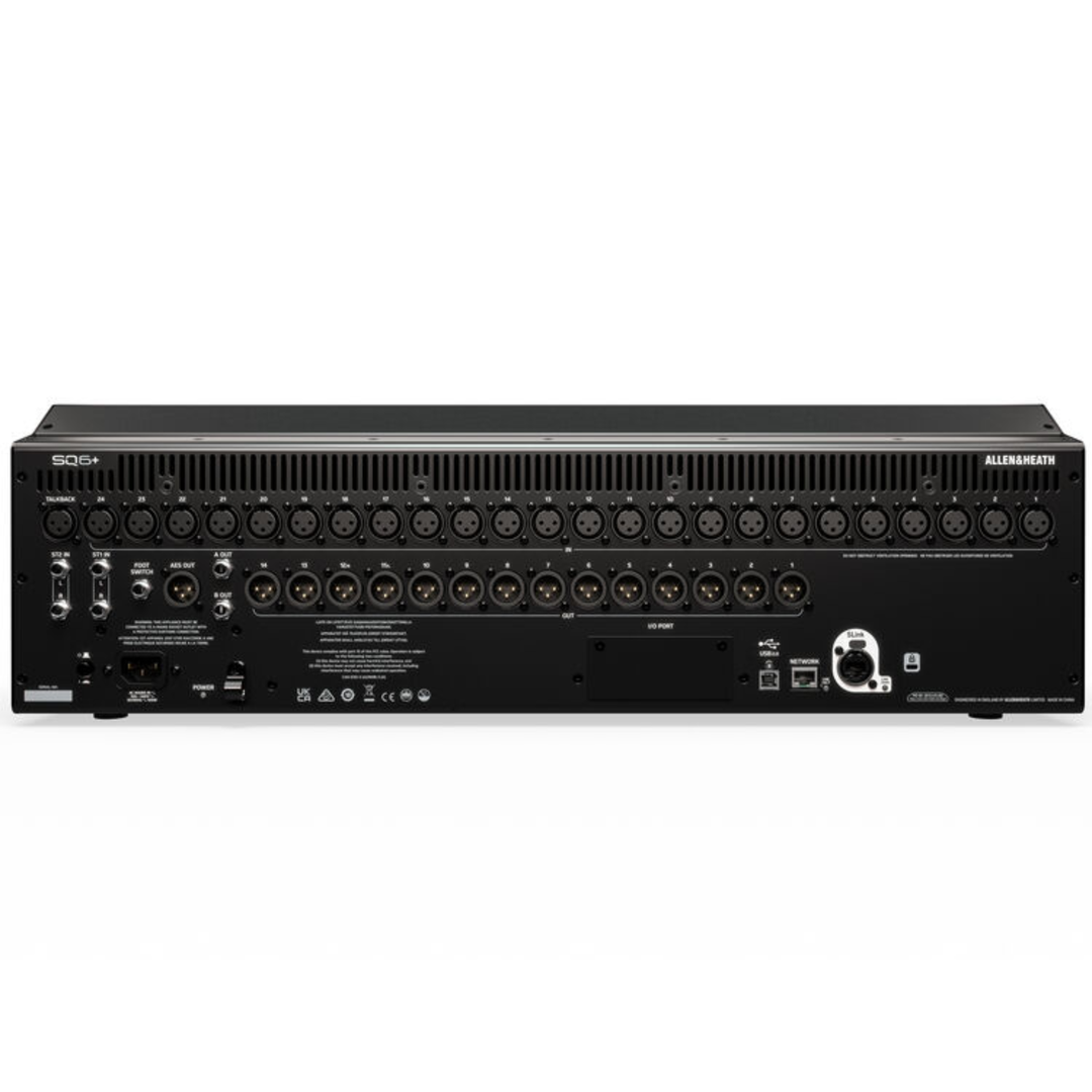 Allen & Heath  SQ-6+ 48 Channel / 44 Bus / 25 Fader Digital Mixer with RackUltra FX