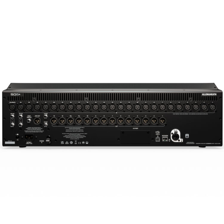Allen & Heath  SQ-6+ 48 Channel / 44 Bus / 25 Fader Digital Mixer with RackUltra FX