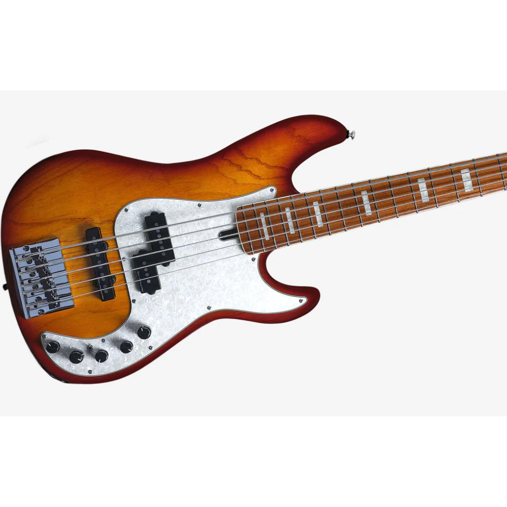 Sire P8 5-String Fretless Bass - Tobacco Burst